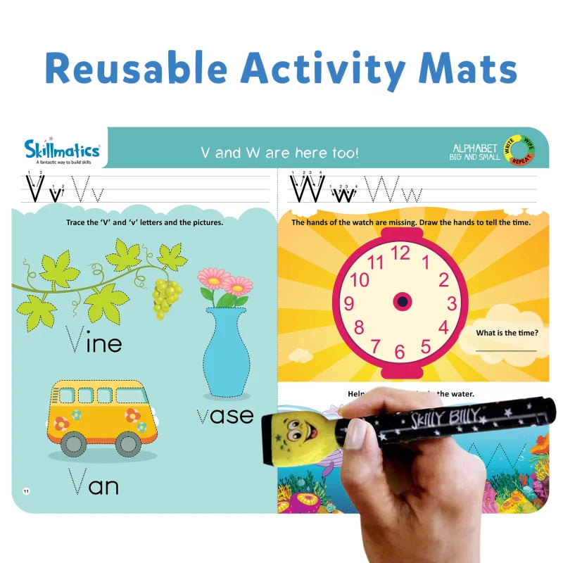 Alphabet Big & Small | Reusable Activity Mats (ages 3-6)