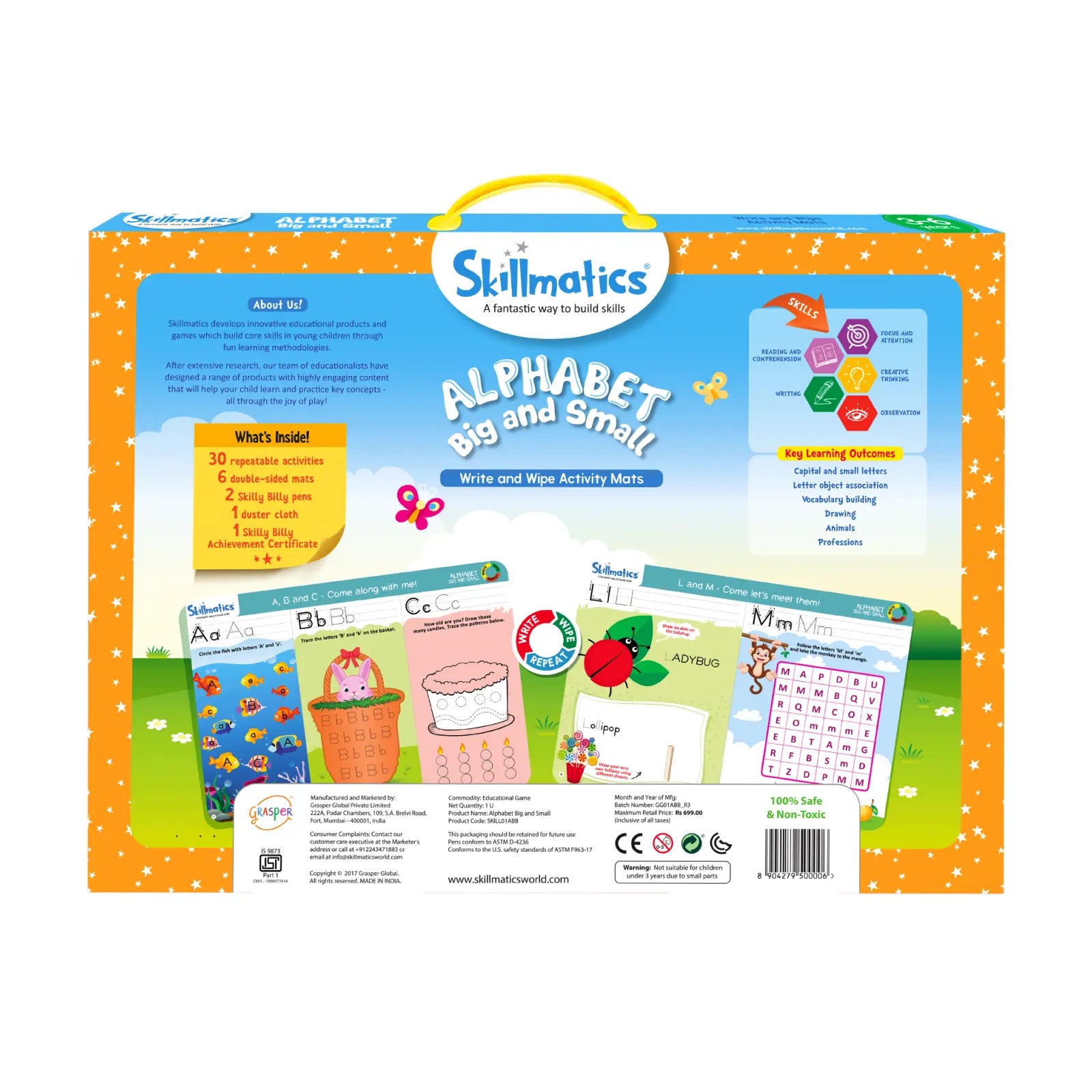 Alphabet Big & Small | Reusable Activity Mats (ages 3-6)