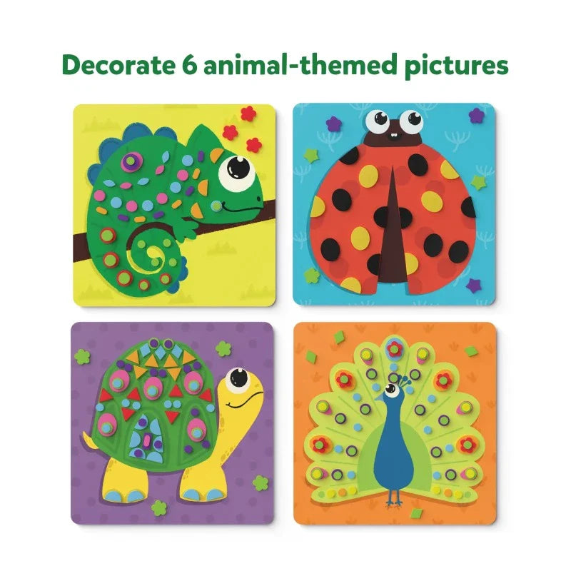 Fun with Foam: Amazing Animals | No Mess Sticker Art (ages 3-7)