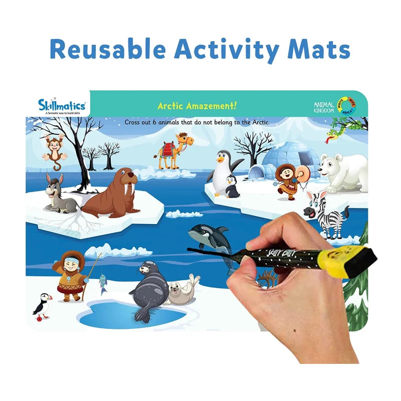 Animal Kingdom | Reusable Activity Mats (ages 3-6)