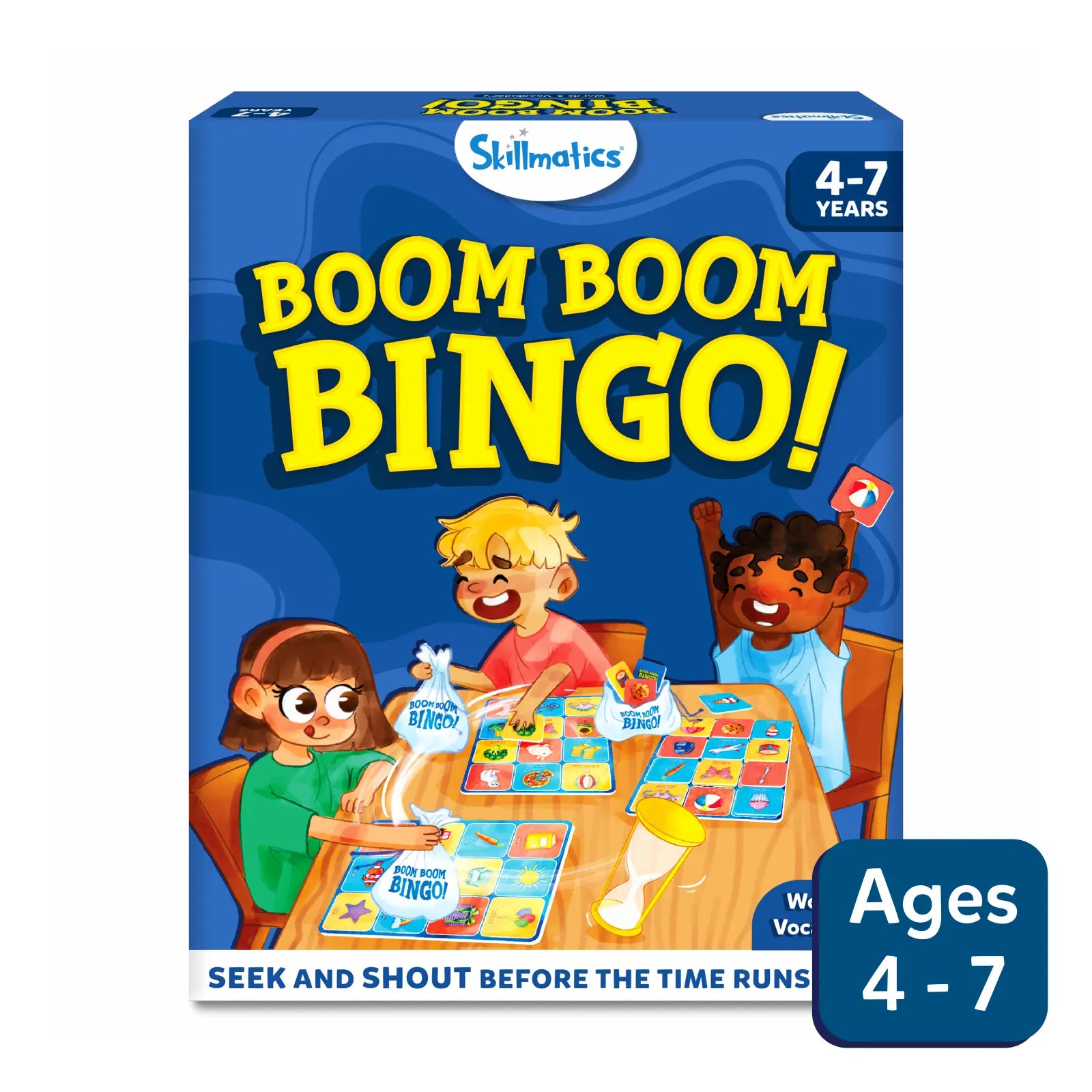 Boom Boom Bingo! Board Game: Words & Vocabulary (ages 4-7)