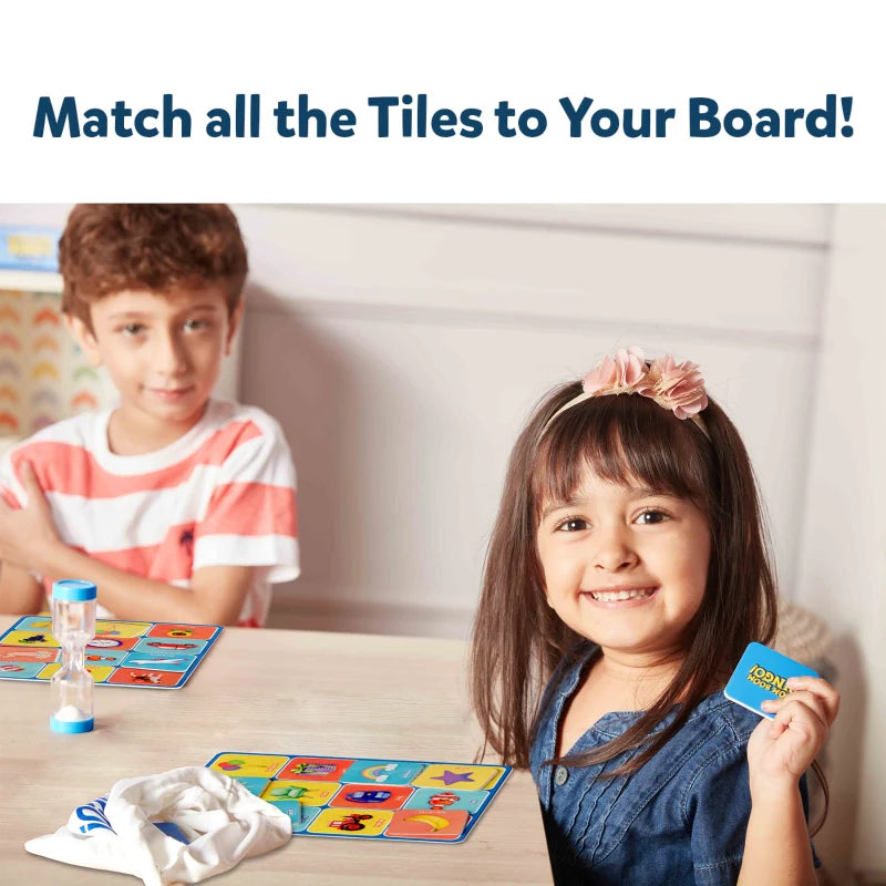 Boom Boom Bingo! Board Game: Words & Vocabulary (ages 4-7)