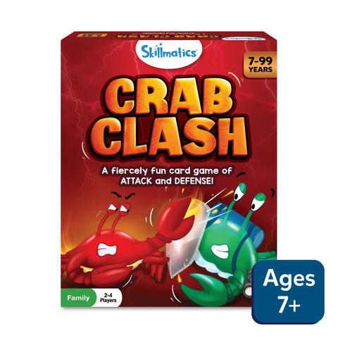 Crab Clash | Fiercely Fun Card Game of Attack and Defense (ages 7+)