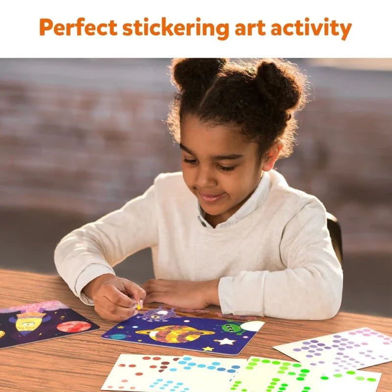 Dot it! - Outer Space | No mess sticker art (ages 3-7)