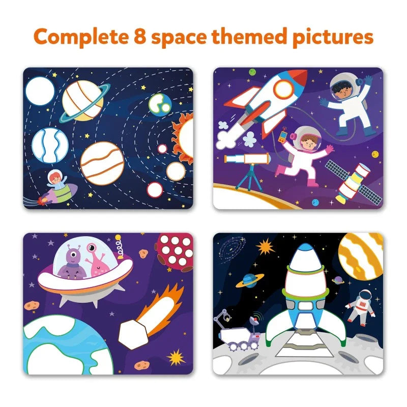 Dot it! - Outer Space | No mess sticker art (ages 3-7)