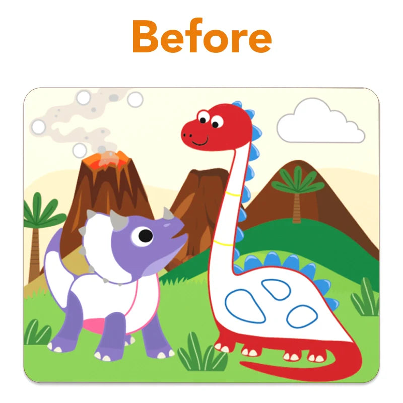 Dot it! - World of Dinosaurs | No mess sticker art (ages 3-7)