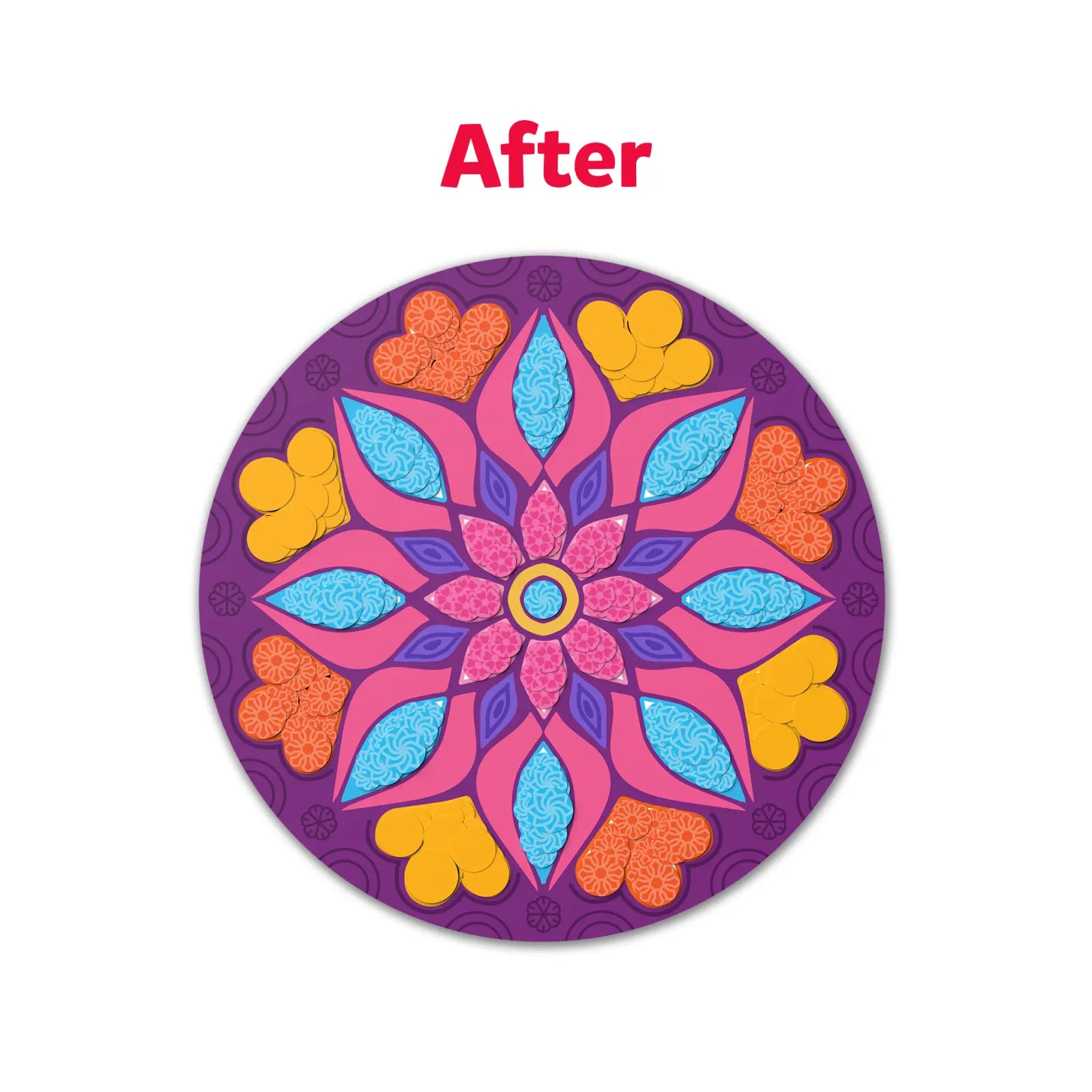 Dot it! - Mandala Art | No Mess Sticker Art (ages 3-7)