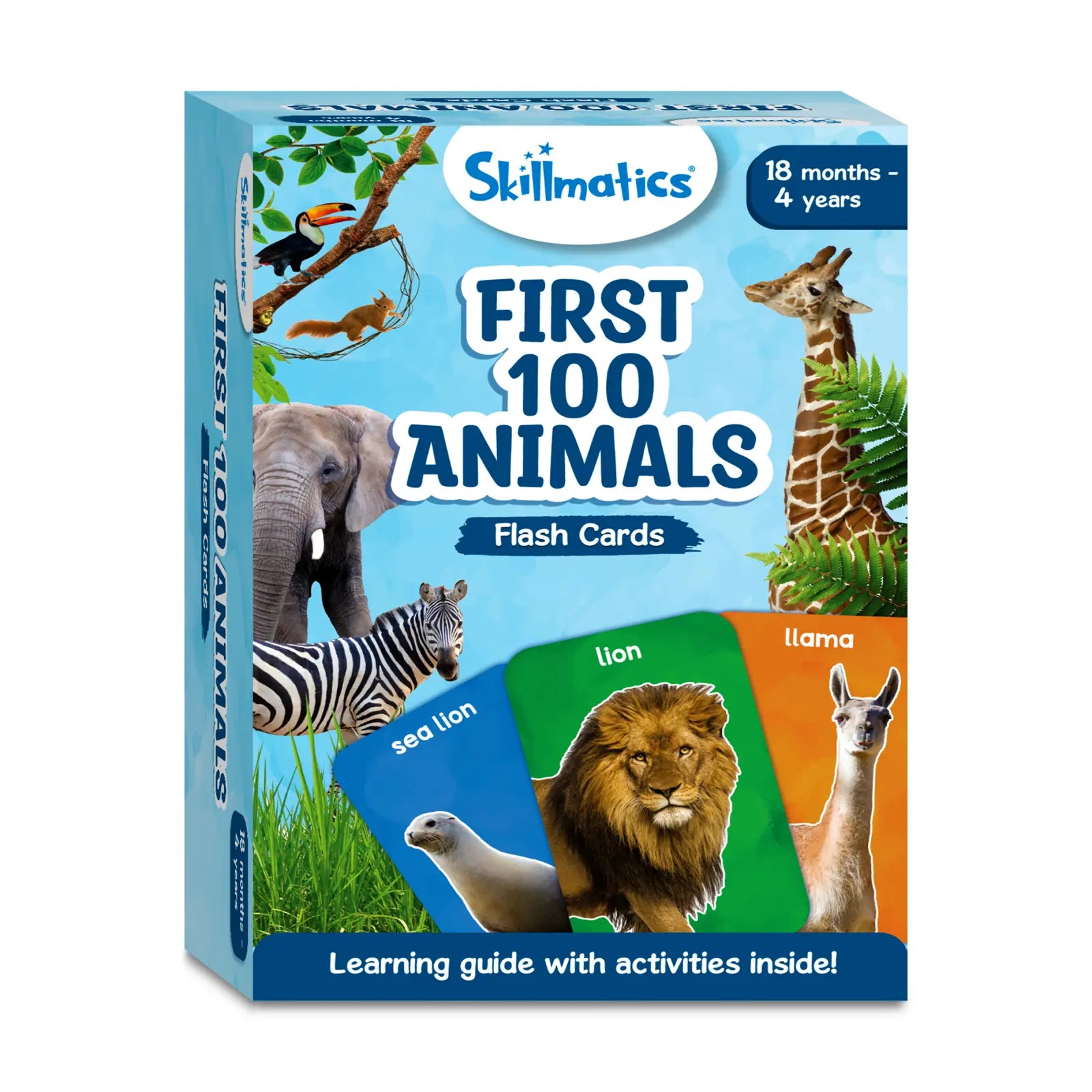 Flash Cards for toddlers: First 100 Animals (ages 1-4)