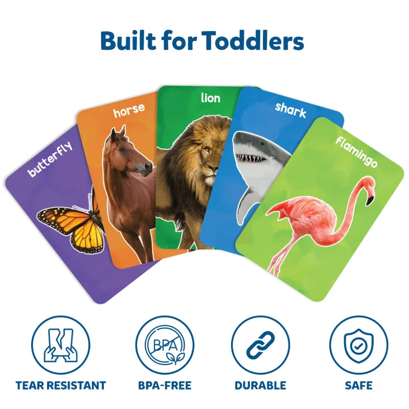 Flash Cards for toddlers: First 100 Animals (ages 1-4)