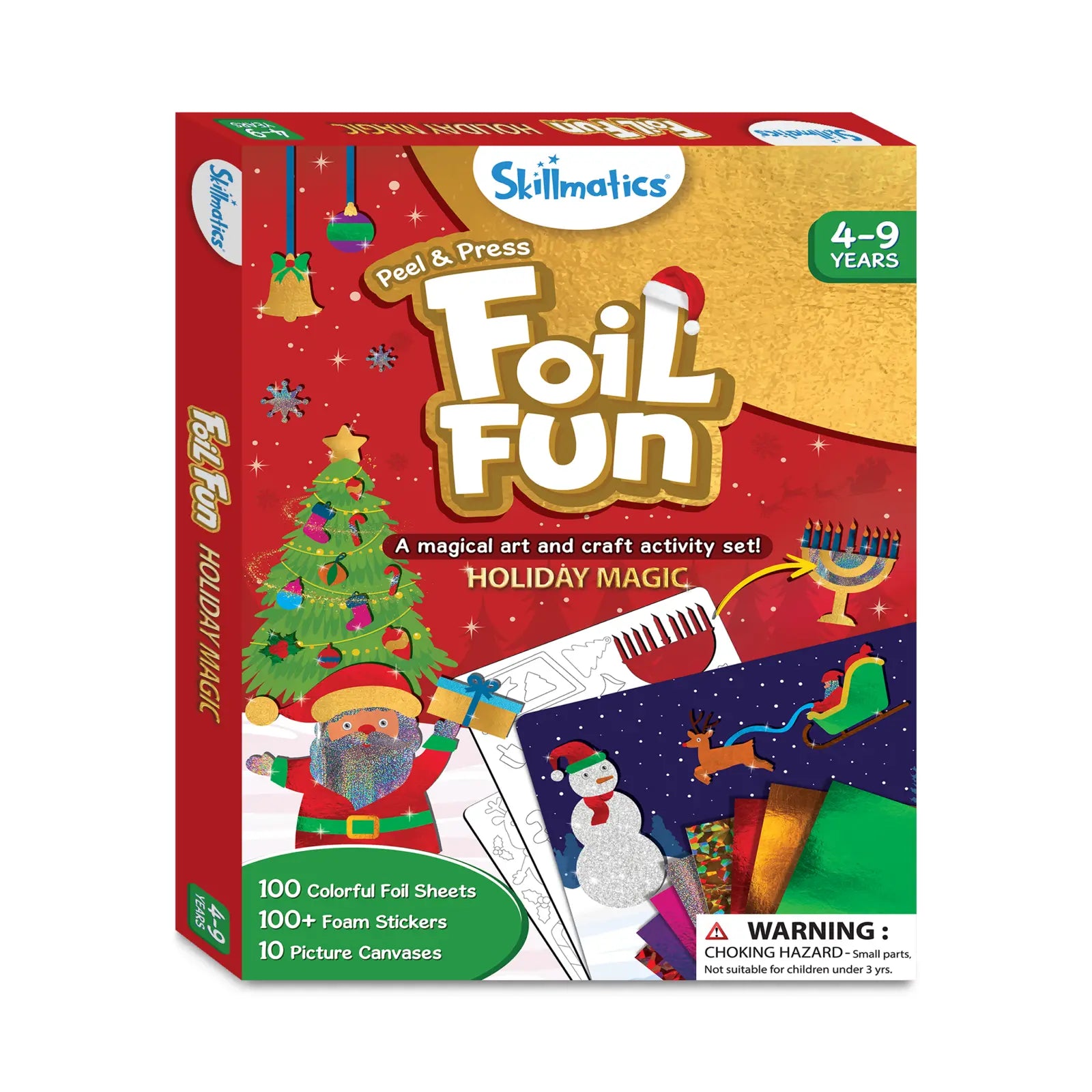 Foil Fun: Holiday Magic | No Mess Art Kit (ages 4-9)