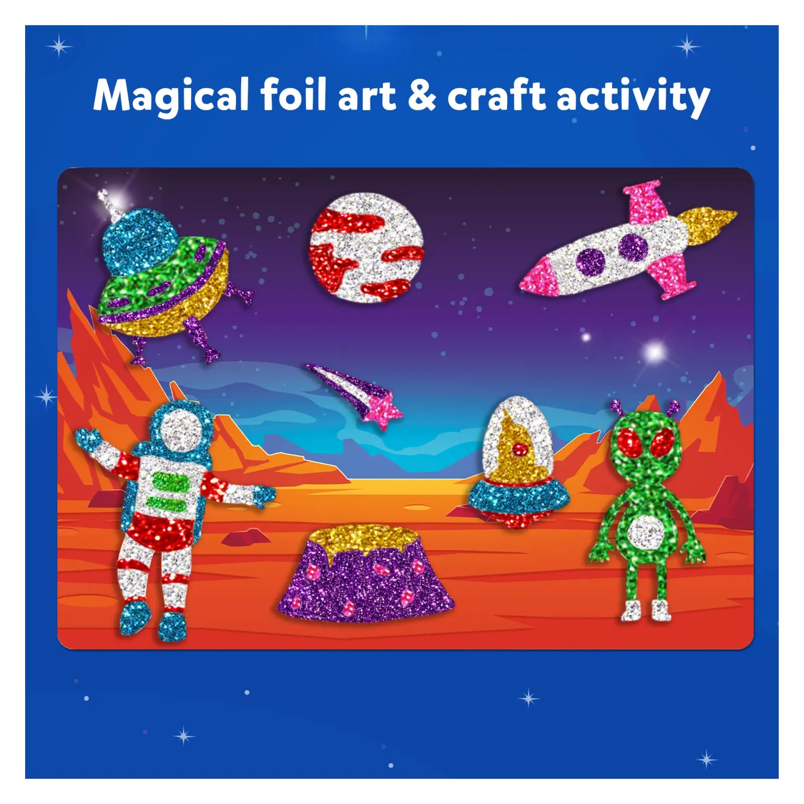 Foil Fun: Up in space | No Mess Art Kit (ages 4-9)