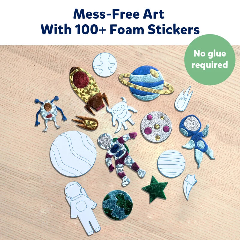 Foil Fun: Up in Space | No Mess Art Kit (ages 4-9)