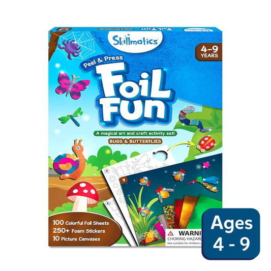 Foil Fun: Bugs & Butterflies | No Mess Art Kit (ages 4-9)