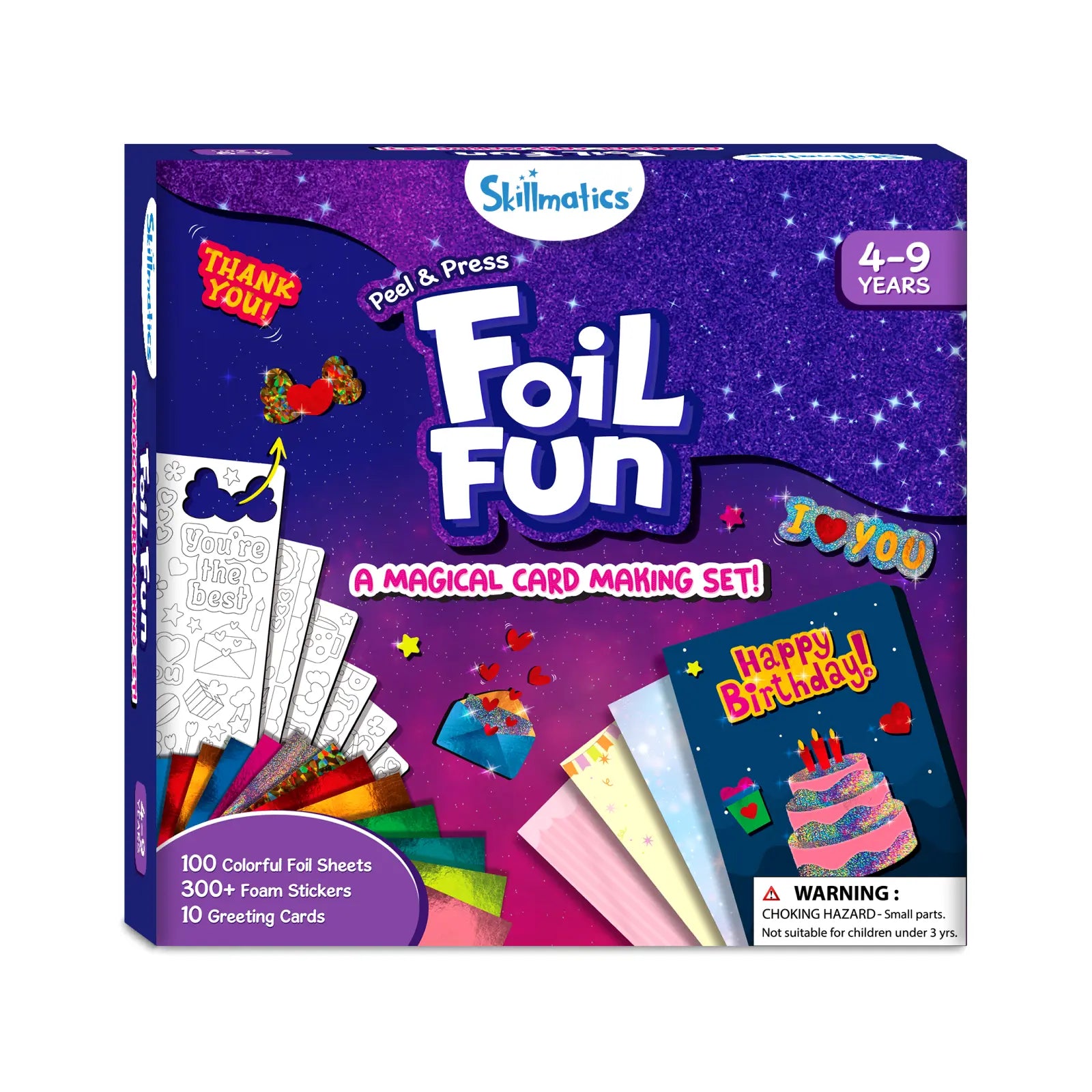 Foil Fun: Card Making Set | No Mess Art Kit (ages 4-9)