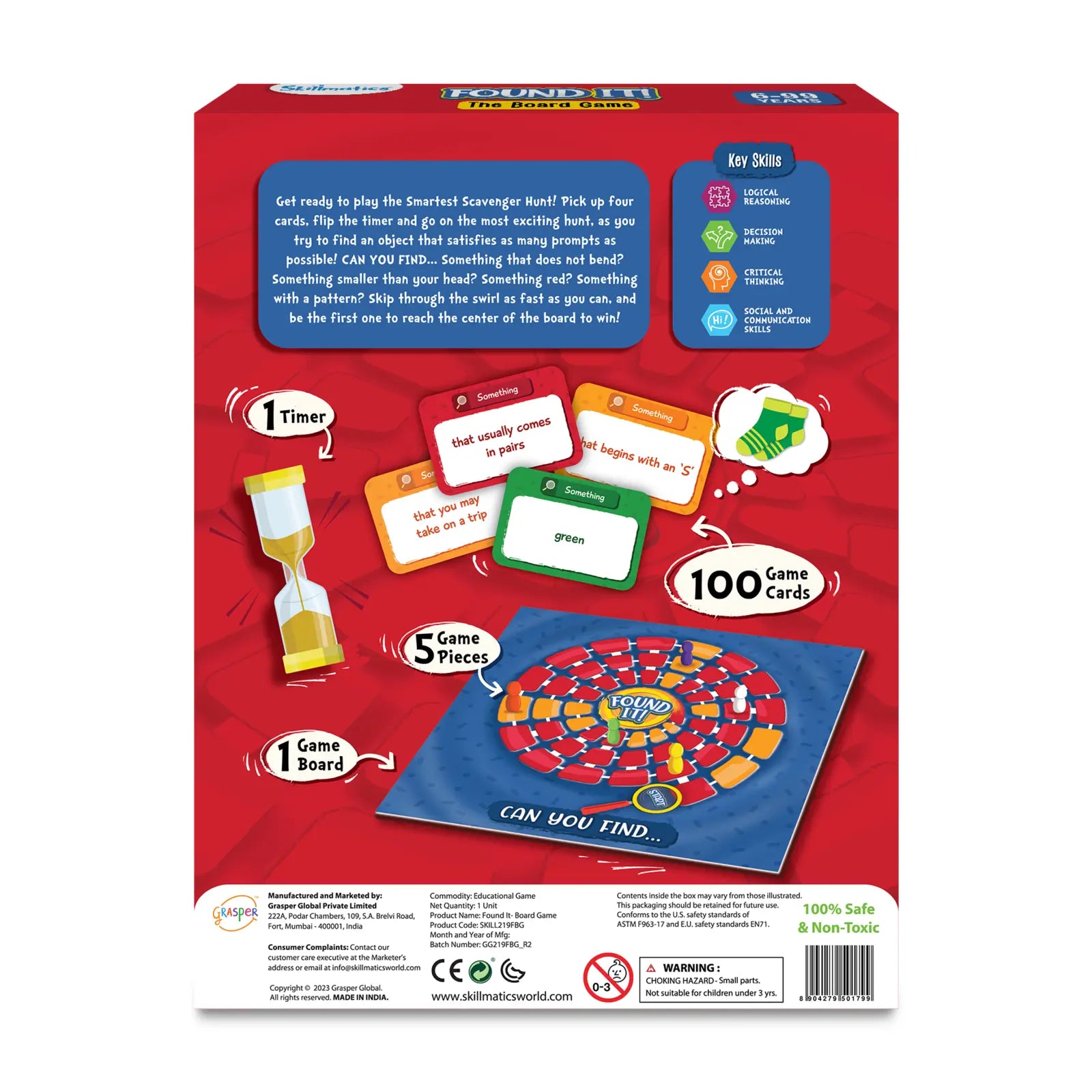 Found It Board Game | Smart scavenger hunt (ages 6+)