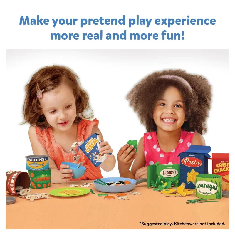 Grocery Set Play Food for Realistic Pretend Play ages 3 7
