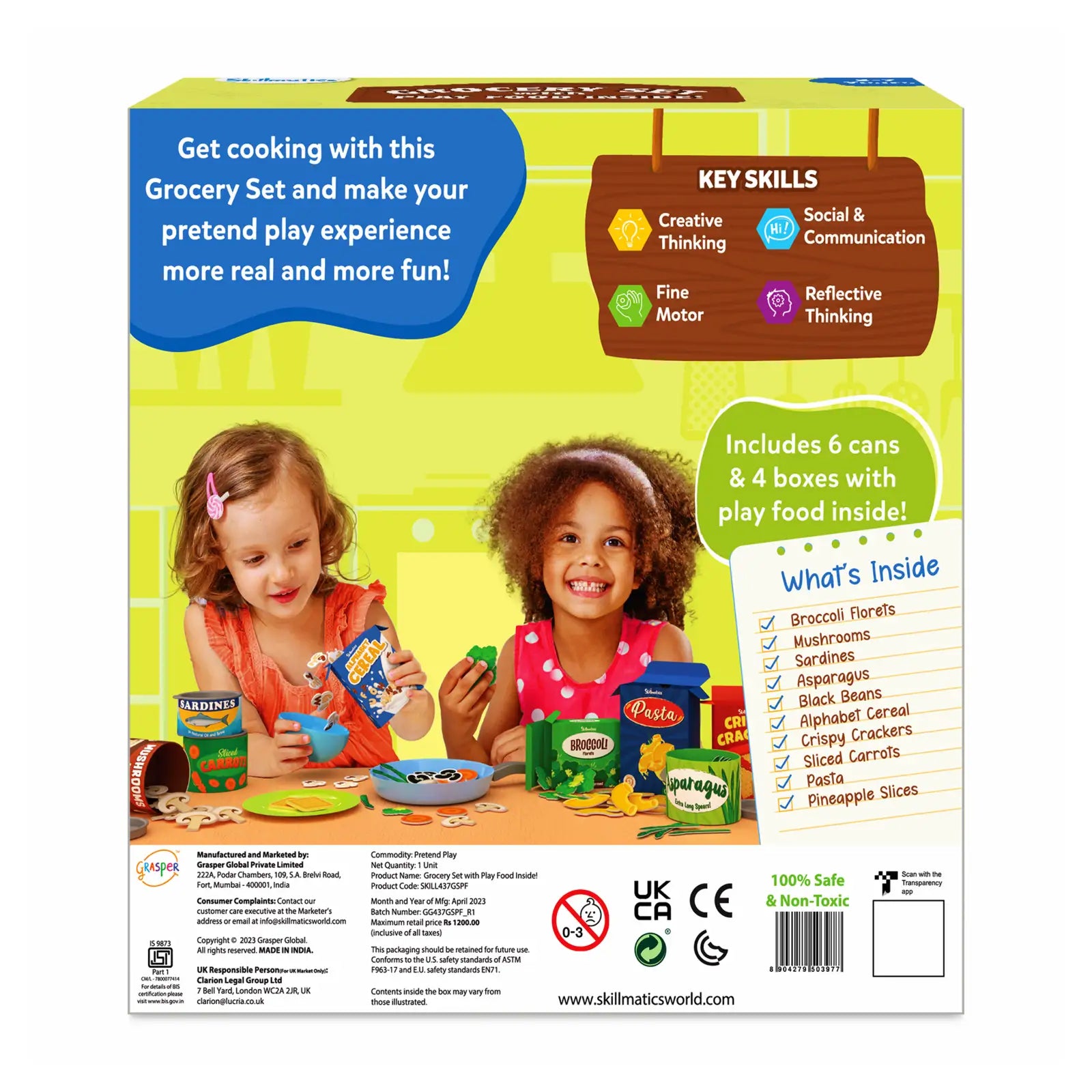 Grocery Set | Play Food for Realistic Pretend Play (ages 3-7)