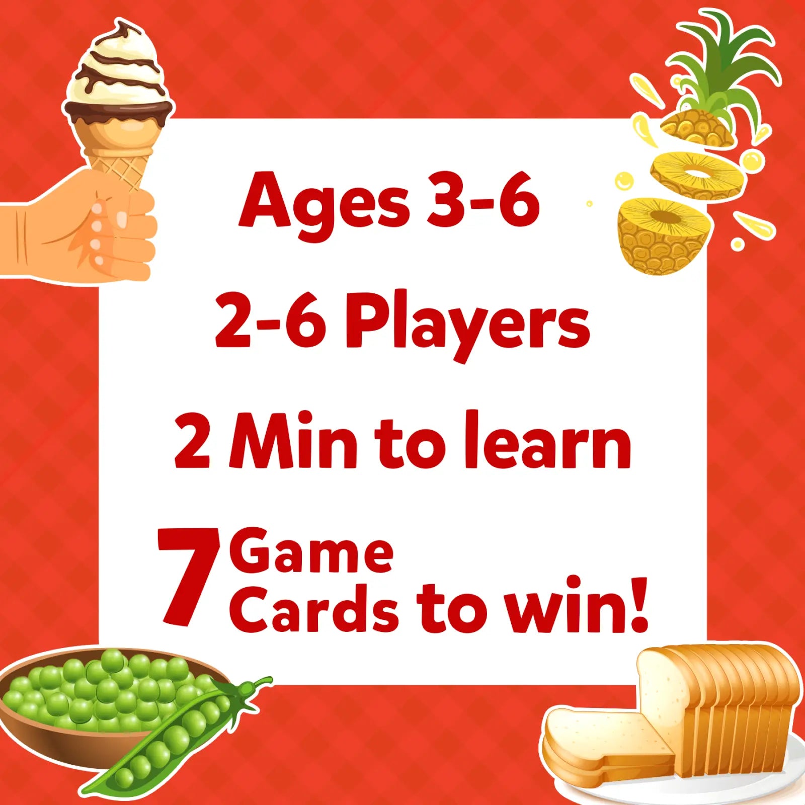 Guess in 10 Junior: Food We Eat! | Trivia card game (ages 3-6)