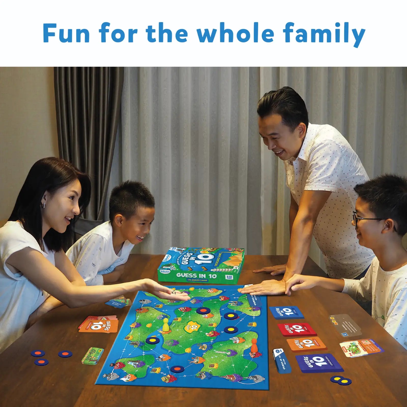 Guess in 10: Around The World | Board Game (ages 8+)