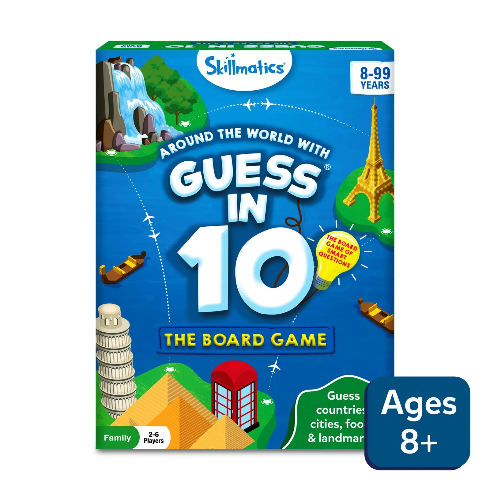 Guess in 10: Around The World | Board Game (ages 8+)