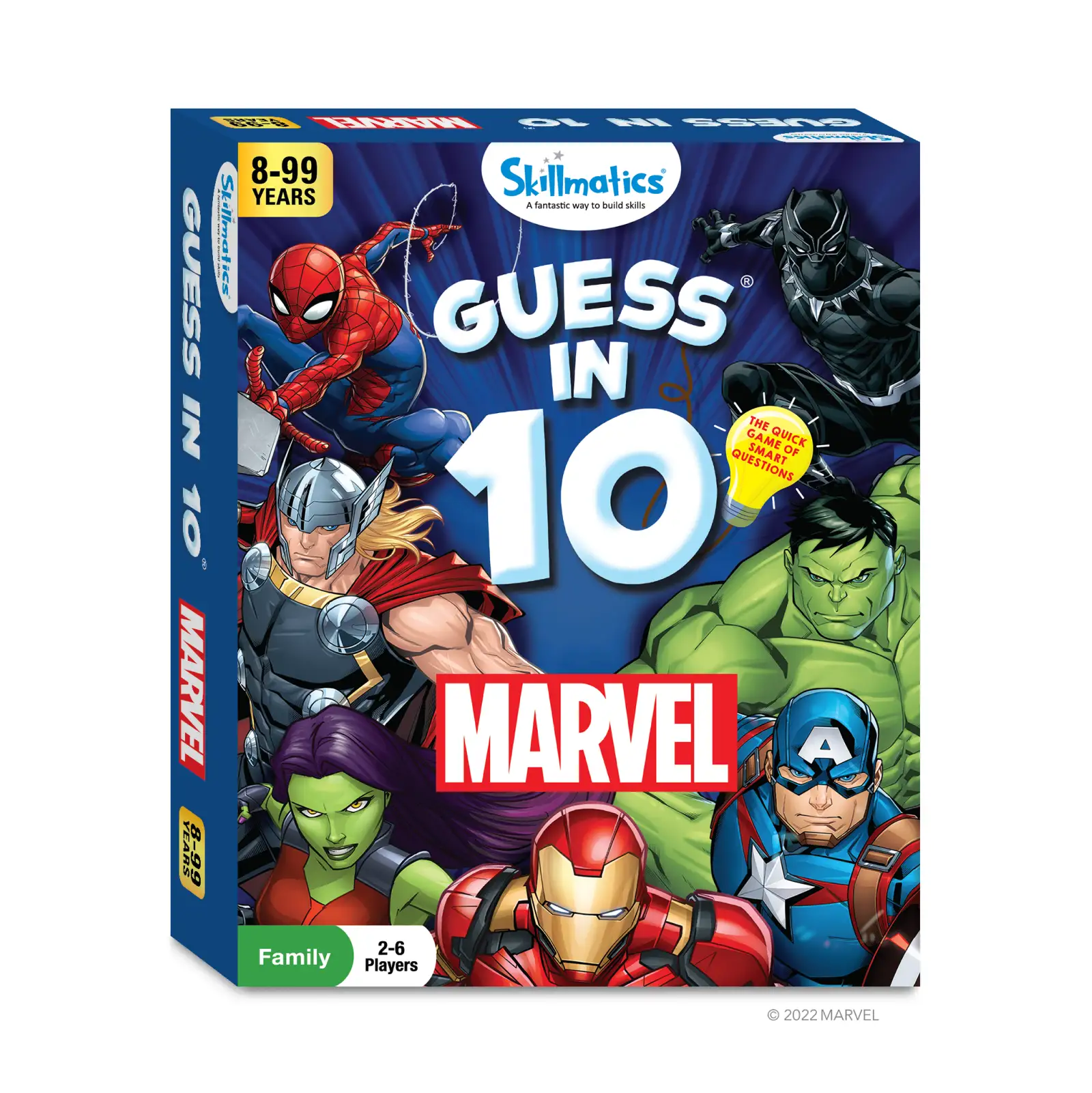 Guess in 10: Marvel | Trivia card game (ages 8+)