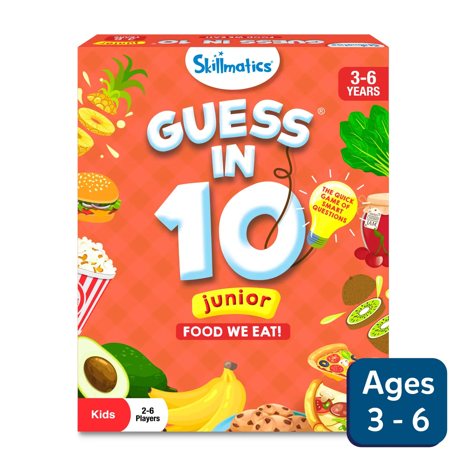 Guess in 10 Junior: Food We Eat! | Trivia card game (ages 3-6)