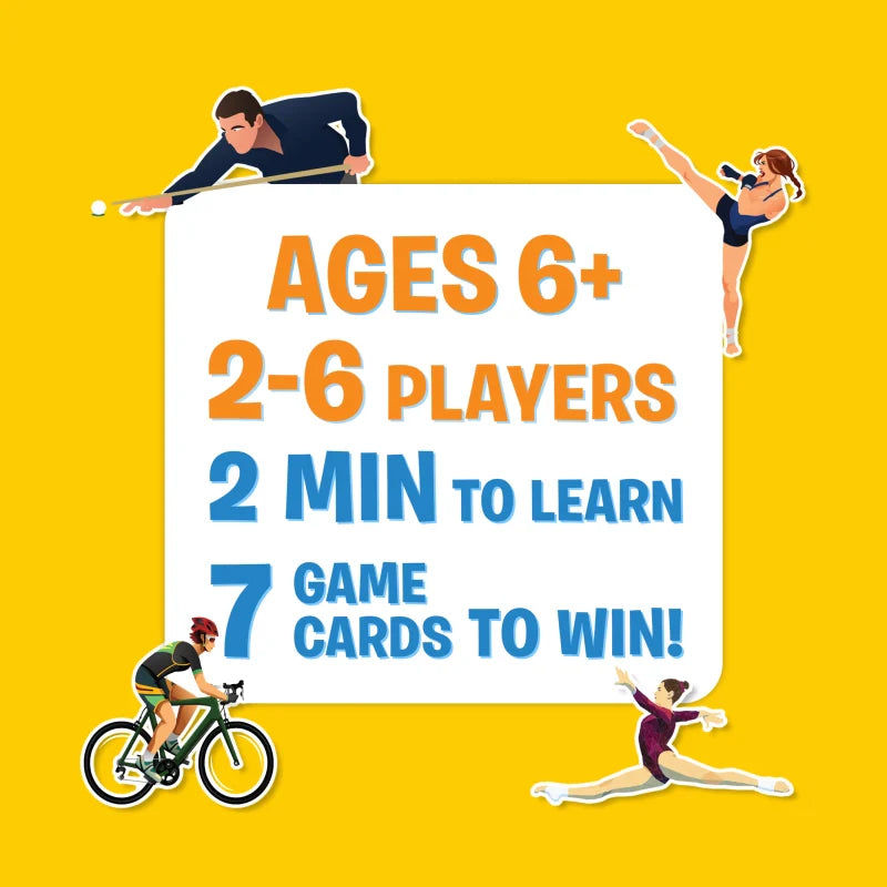 Guess in 10: World Of Sports | Trivia card game (ages 6+)