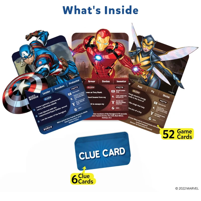 Buy Marvel Inspired Guess in 10 Trivia Card Game for 8 Year Old Kids Skillmatics UK