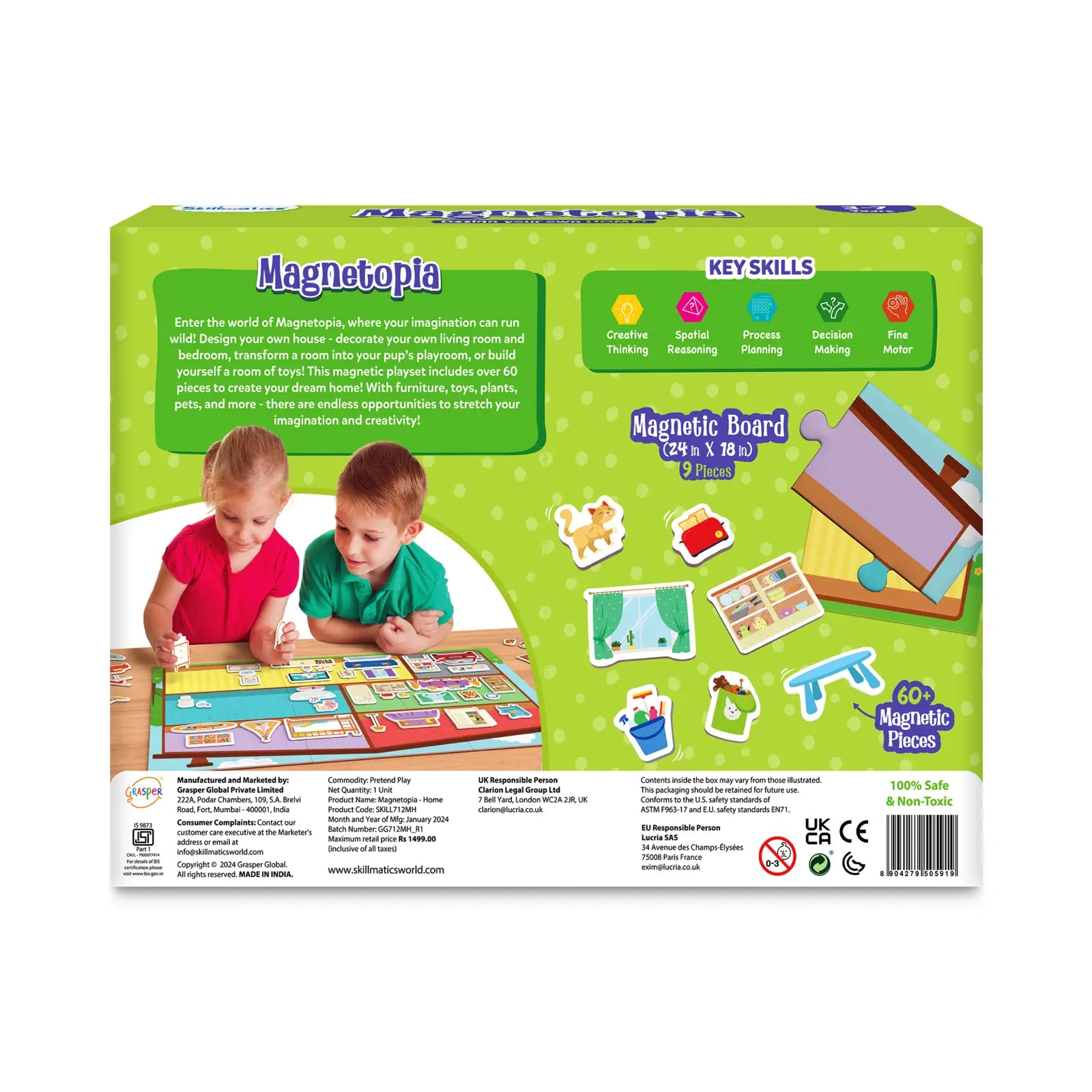 Magnetopia - Design Your Own Home | Interactive Pretend Play Set (ages 3-7)