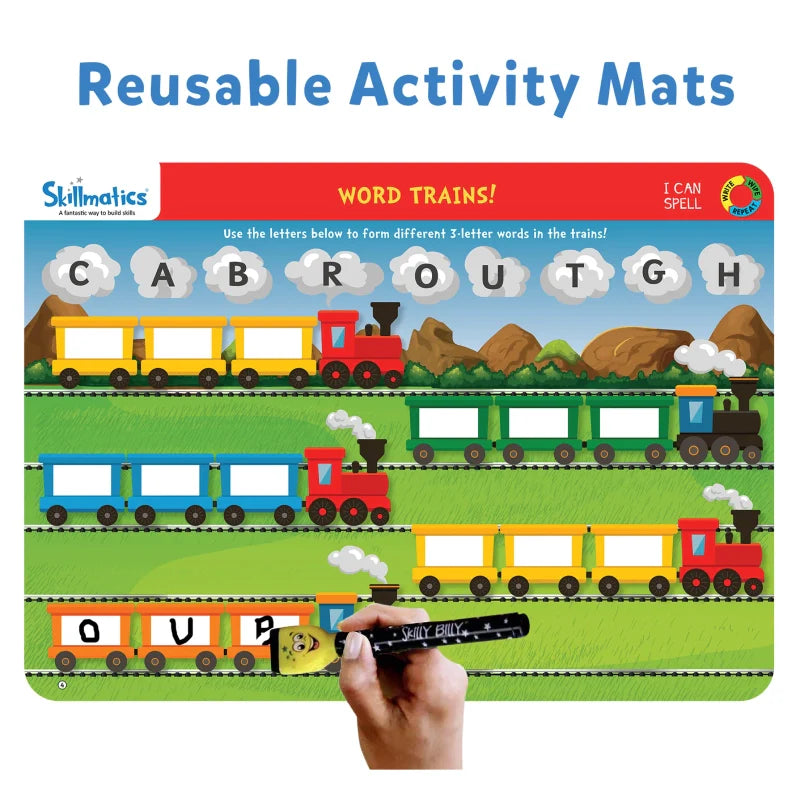 I Can Spell | Reusable Activity Mats (ages 3-6)