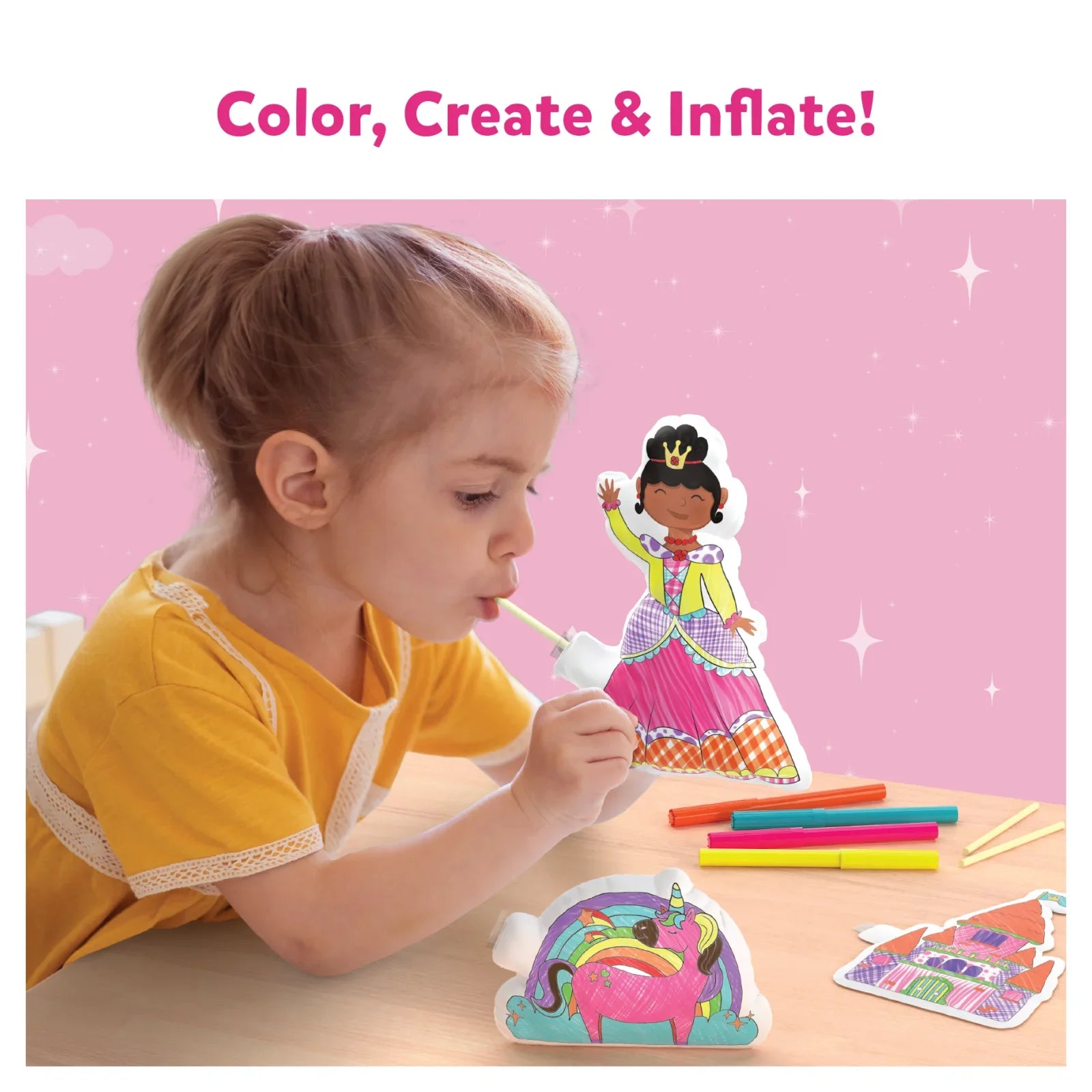 Inflatable Art | 3D Unicorns & Princesses (ages 4-7)