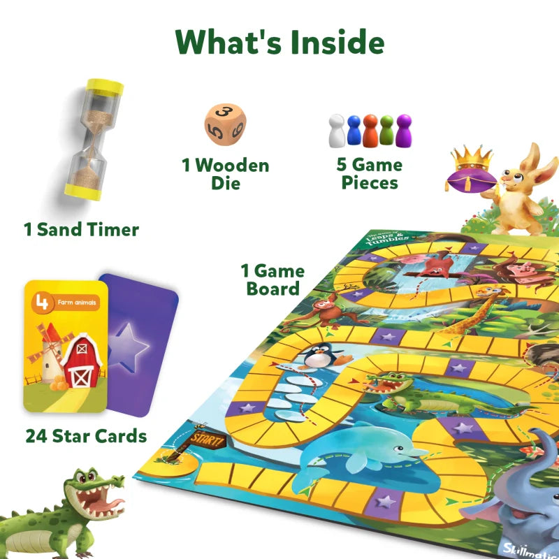 Leaps & Tumbles | Race Through The Land of Animal Adventures (ages 3+)