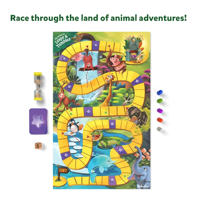 Leaps & Tumbles | Race Through The Land of Animal Adventures (ages 3+)