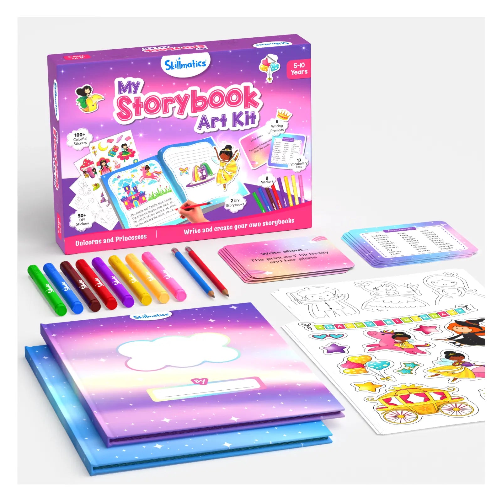 My Storybook Art Kit - Unicorns & Princesses (ages 5-10)