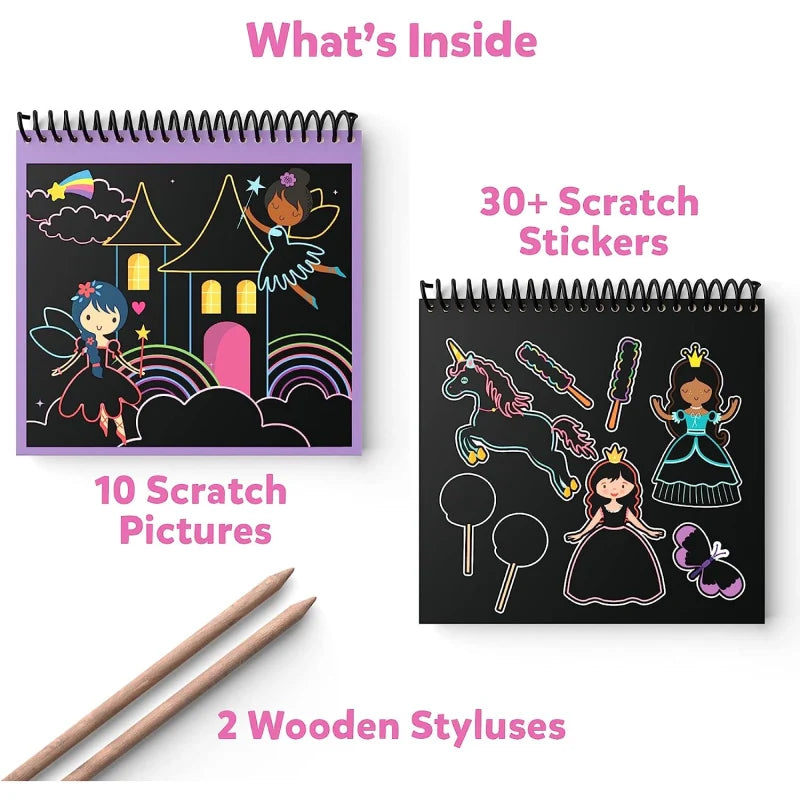 Magical Scratch Art | Unicorns & Princesses (ages 3-8)