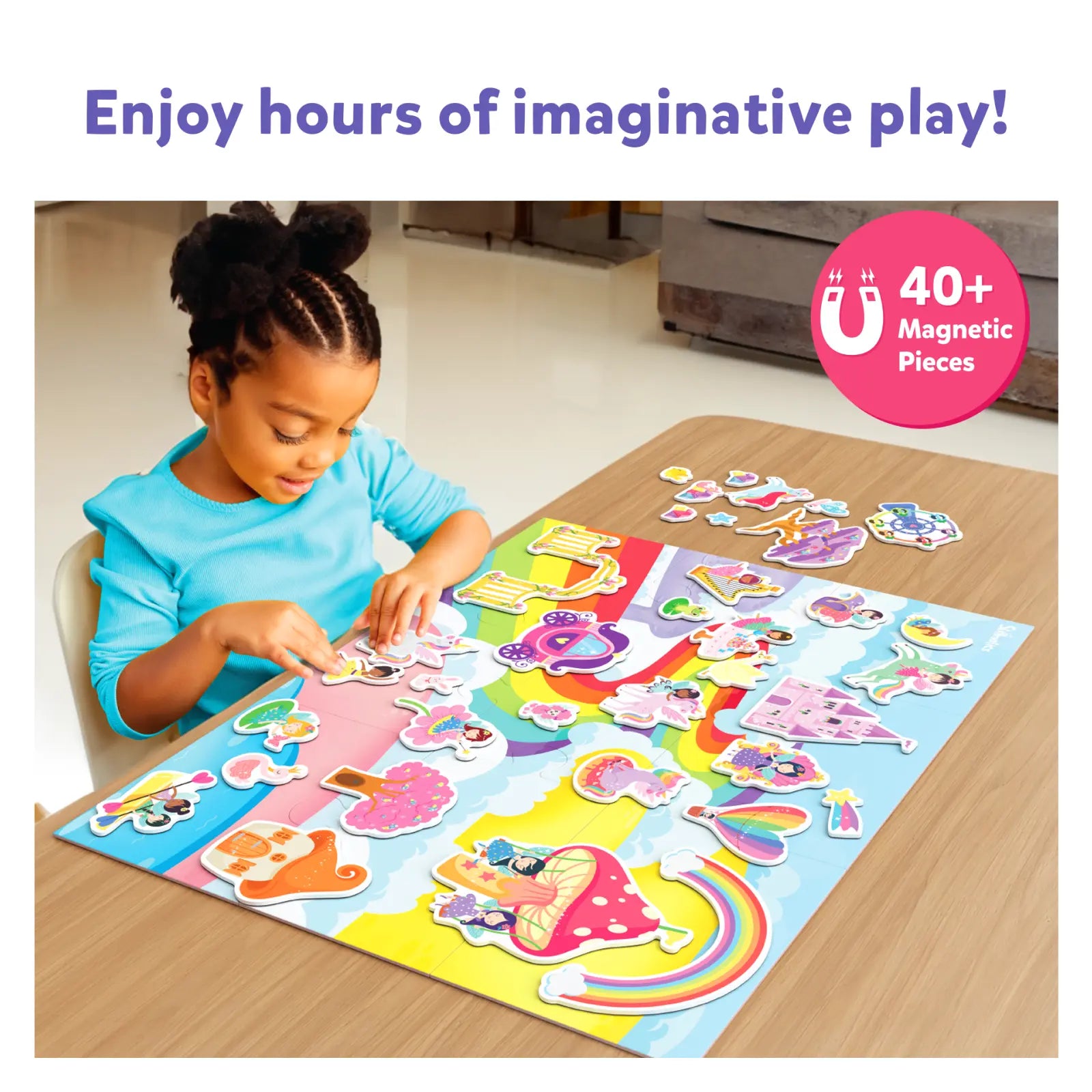 Magnetopia - Princess & Unicorn Land! | Interactive Pretend Play Set (ages 3-7)