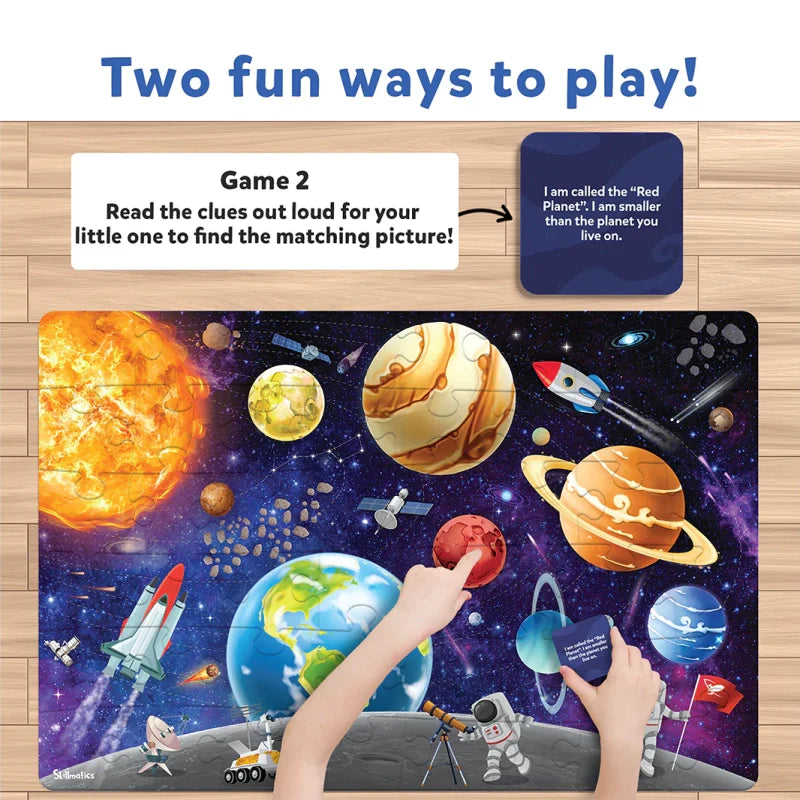 Piece & Play: Up In Space | Floor Puzzle & Game (ages 3-7)