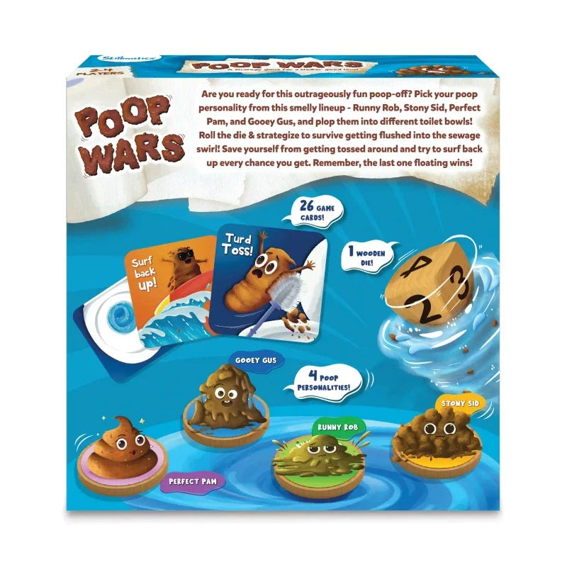 Poop Wars Card Game | Fun & Fast-paced Game of Strategy (ages 6+)