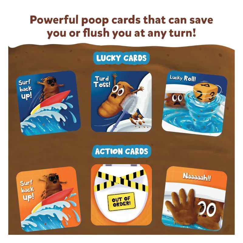 Poop Wars Card Game | Fun & Fast-paced Game of Strategy (ages 6+)