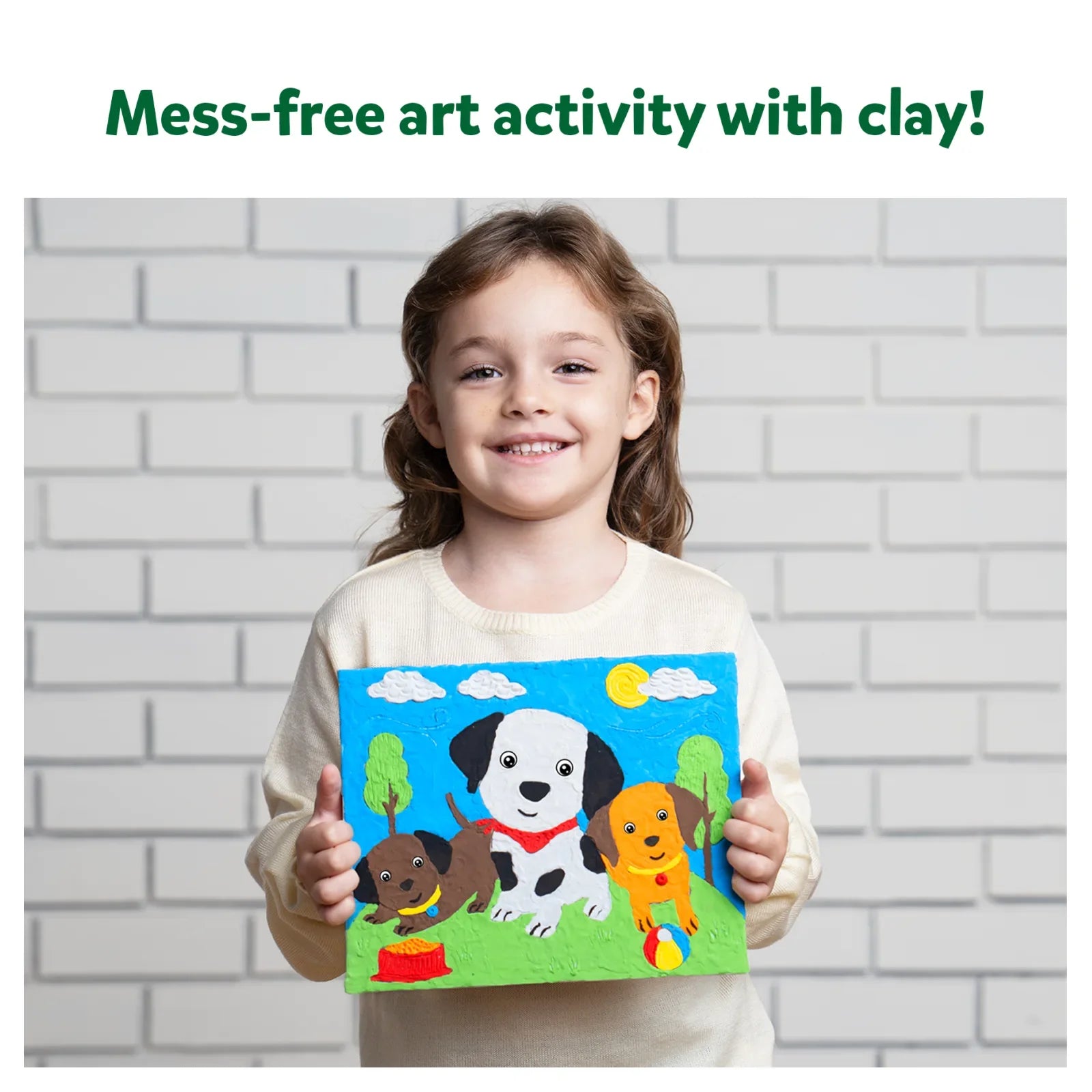 Colour with Clay - Pups At The Park | No Mess Clay Art (ages 5-12)