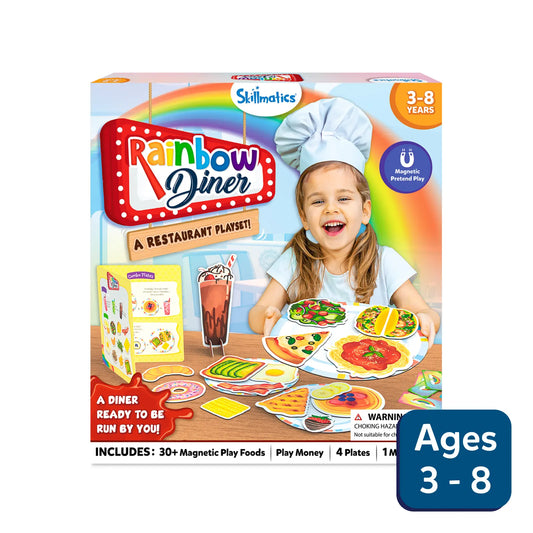 Rainbow Diner | Pretend Play Restaurant Playset (ages 3-8)