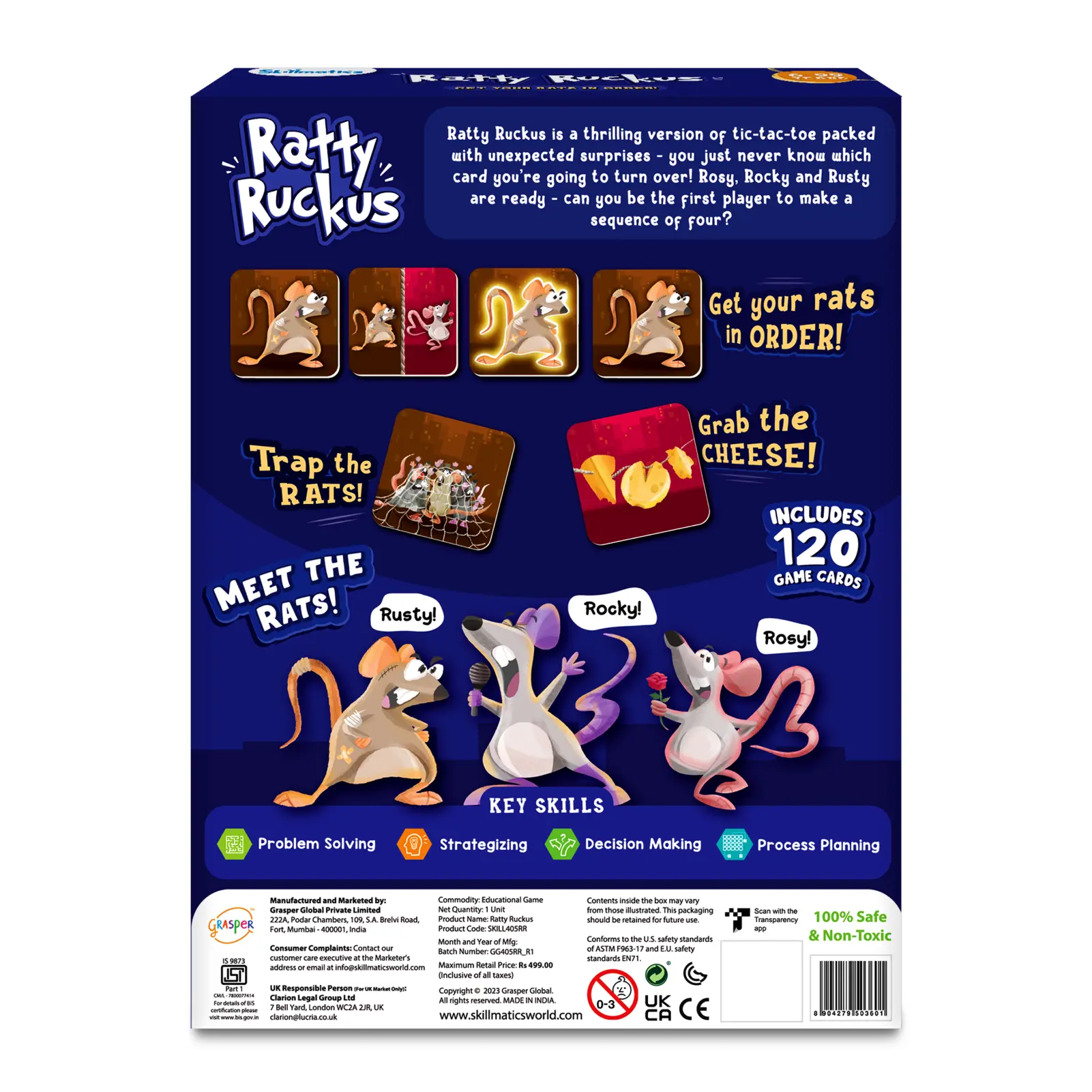 Ratty Ruckus | Tic-Tac-Toe with a Twist (ages 6+)