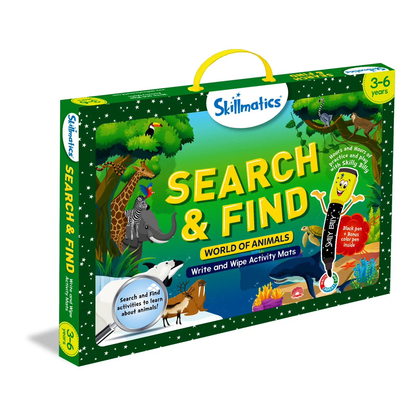 Search & Find Animals | Reusable Activity Mats (ages 3-6)