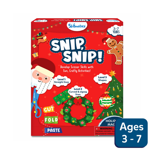 Snip Snip: Holiday Magic | Art & Craft Activity Kit (ages 3-7)