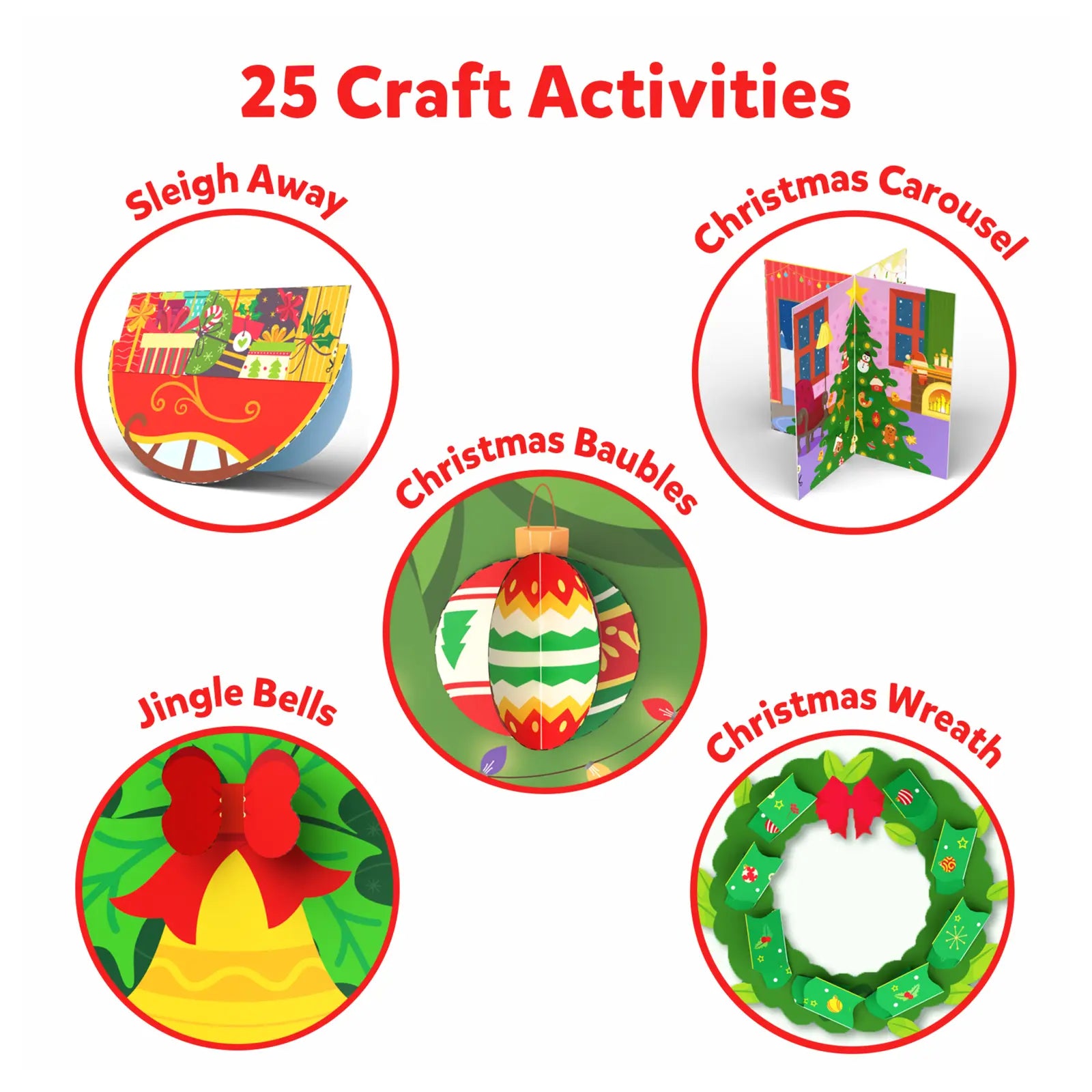 Snip Snip: Holiday Magic | Art & Craft Activity Kit (ages 3-7)