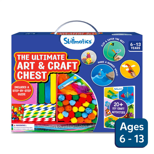 Ultimate Art & Craft Activity Chest | DIY Activity Set (ages 6-13)