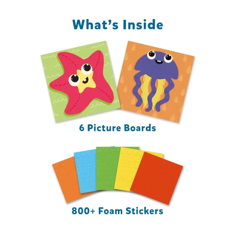 Fun with Foam: Under the Ocean | No Mess Sticker Art (ages 3-7)