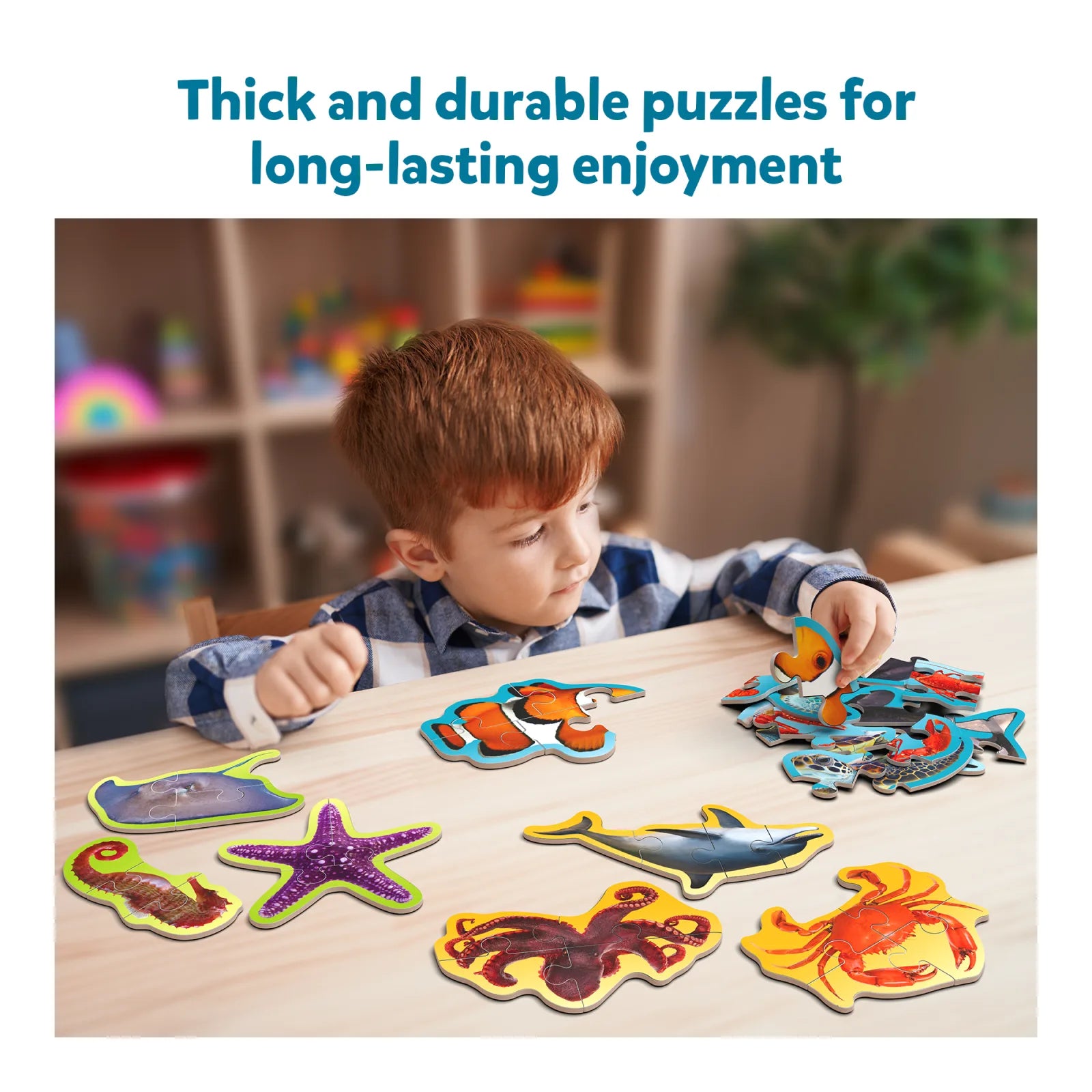 Step By Step Puzzle: Underwater Animals (ages 3+)