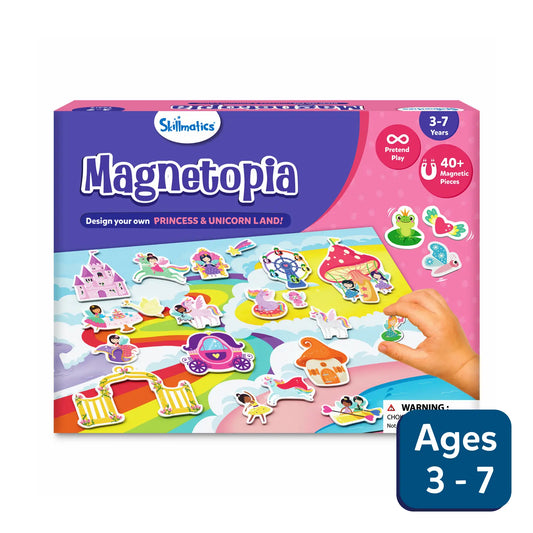 Magnetopia - Princess & Unicorn Land! | Interactive Pretend Play Set (ages 3-7)