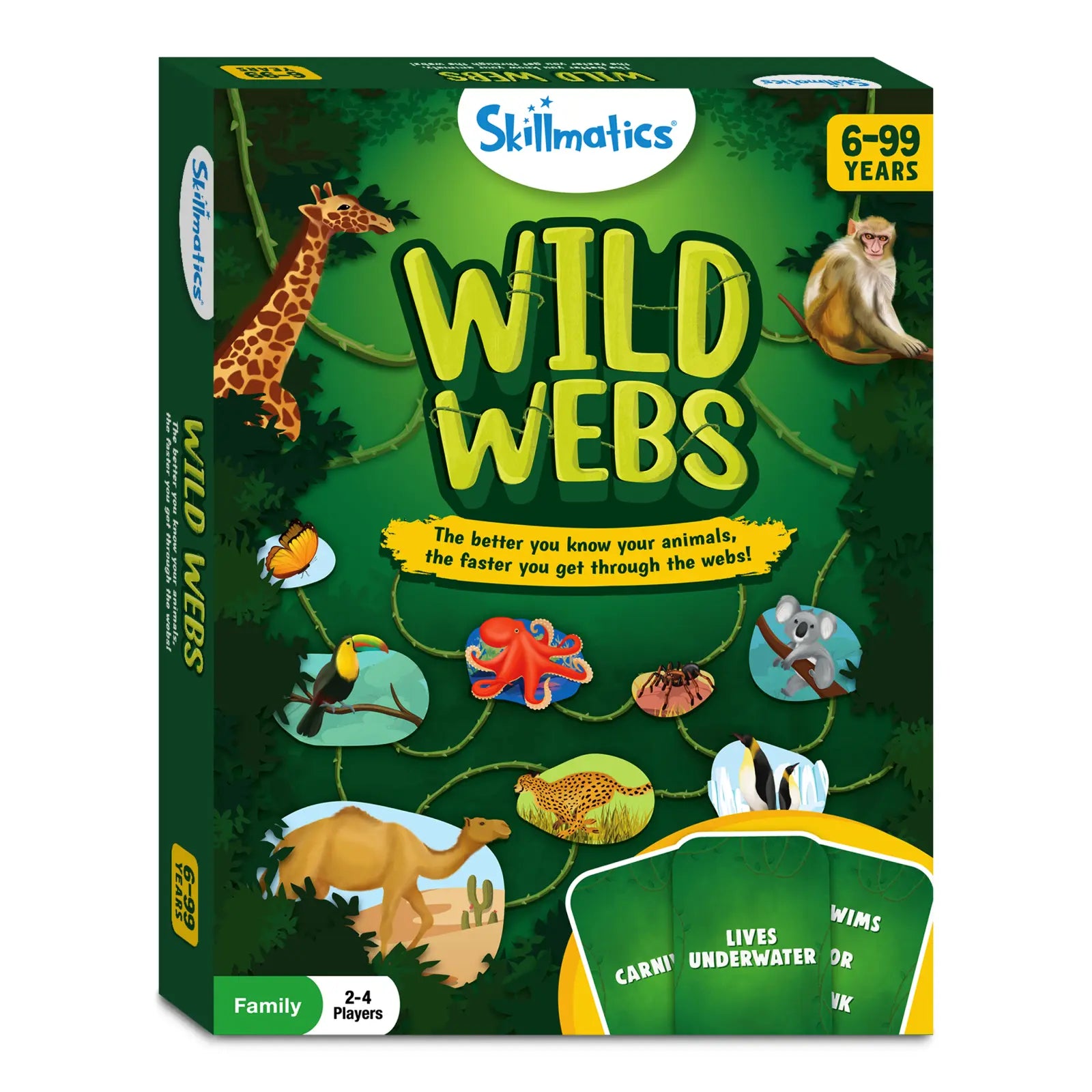 Wild Webs | Animal Learning Board Game (ages 6+)